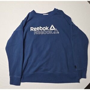 Reebok Blue Pullover Sweatshirt Size Unknown